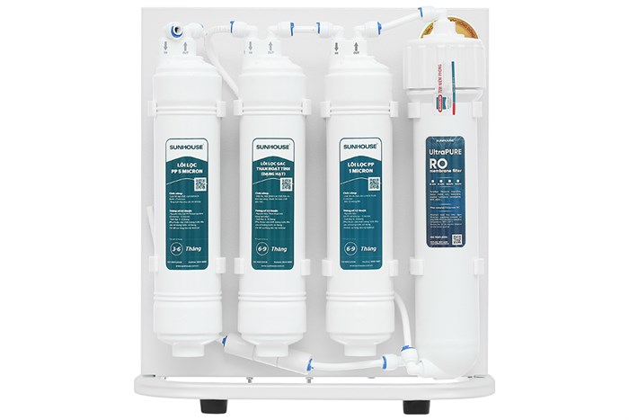 Máy lọc nước Sunhouse SHA8201KV đặt gầm không tủ
