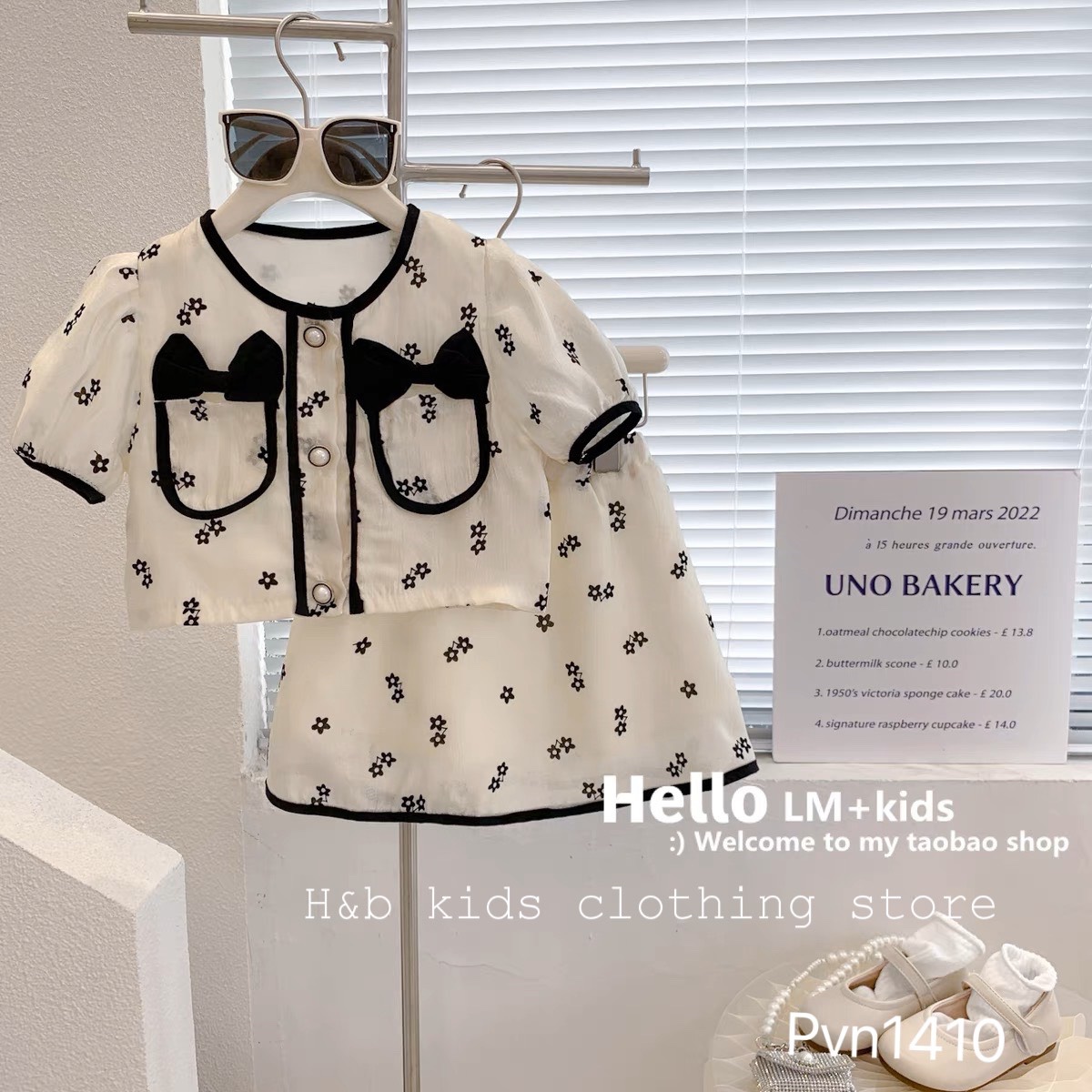 ￼bg68-bộ áo chân váy xốp có lót bé gái