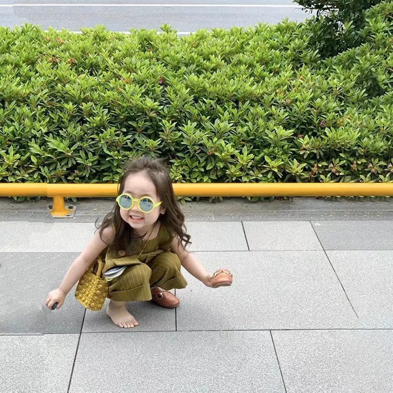 ￼bg86- bộ kẻ xanh crop quần xuông tk cho bé