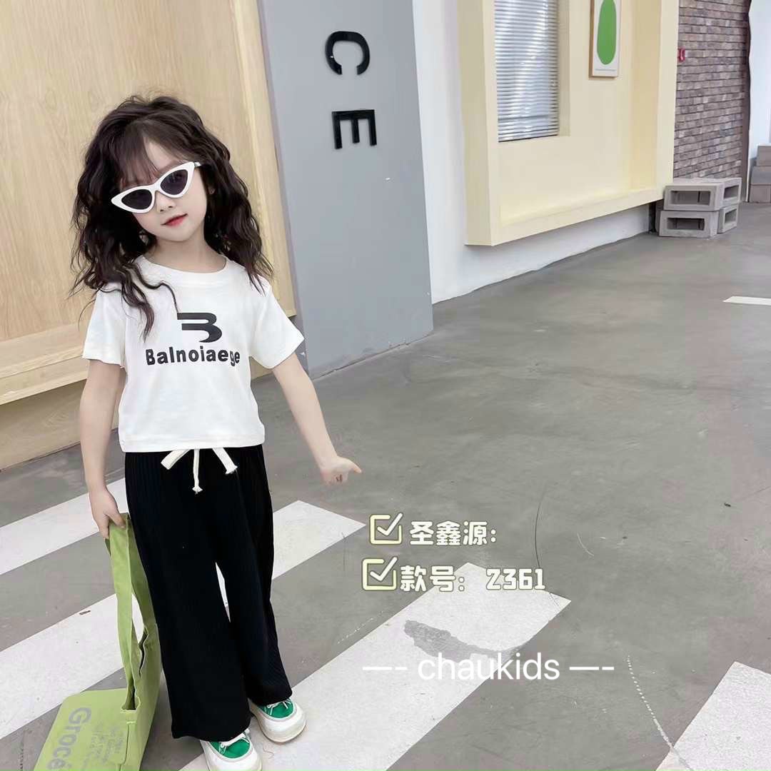 ￼bg82- bộ áo balnoi quần tăm ống sớ bé gái