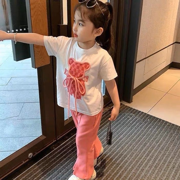 ￼bg121- bộ gấu quần umi hồng cho bé