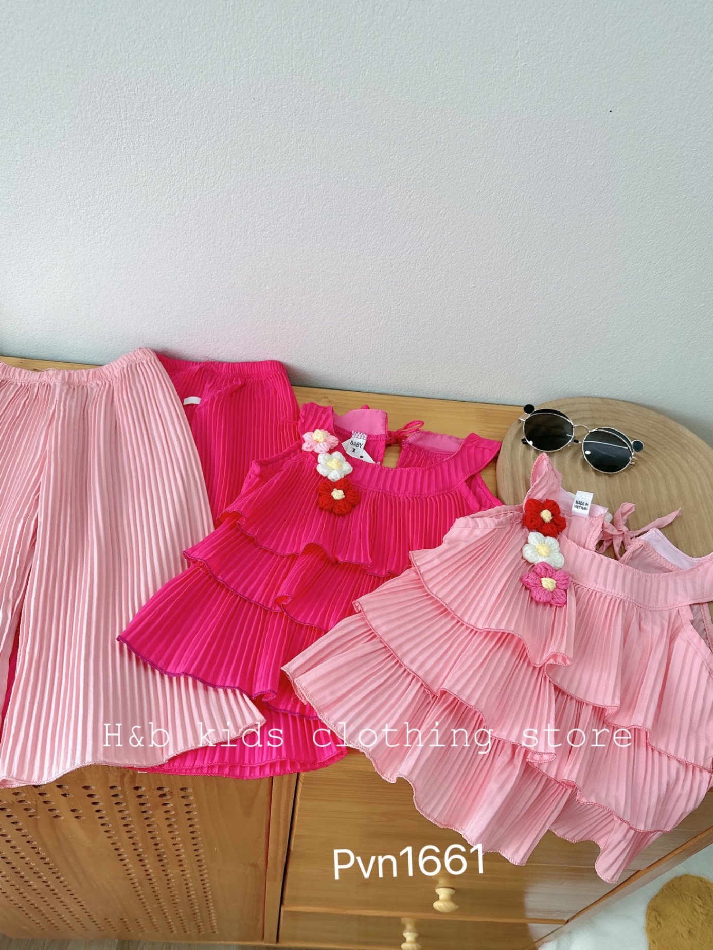 Bg348- dập ly đính hoa len hb cho bé