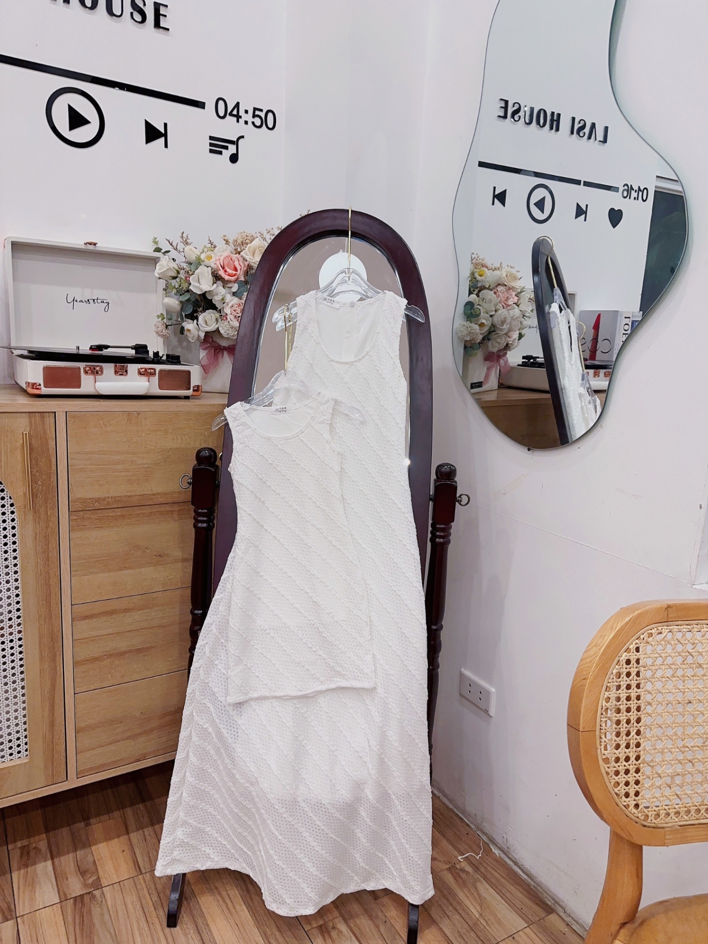 Bg530- vay body mẹ con hàng shop