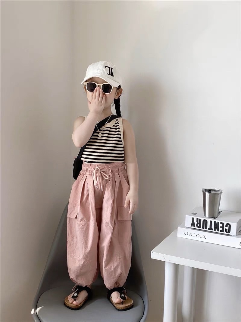 Bg686- BỘ ÁO KẺ QUẦN HIPHOP CHO BÉ
