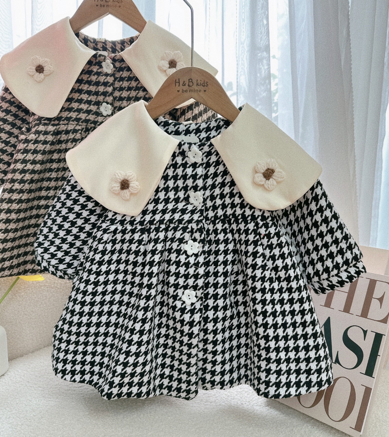 Áo dạ nhung hàng shop bé gái