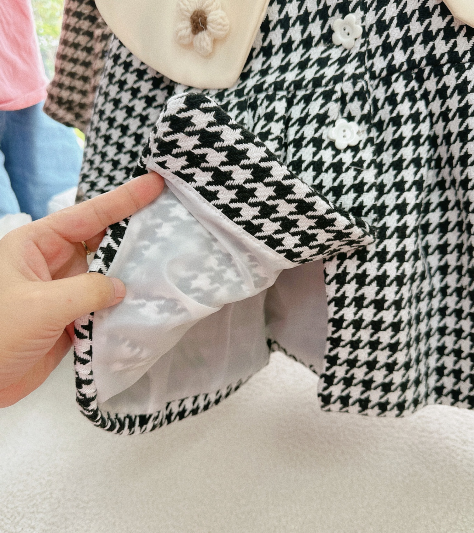 Áo dạ nhung hàng shop bé gái