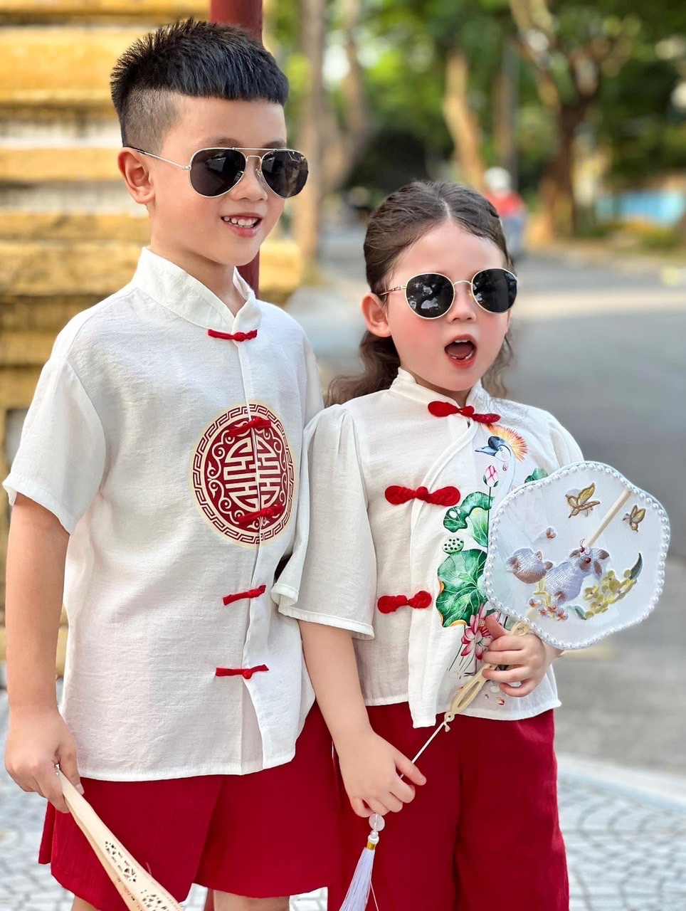 Sét bộ hán phục các tân cho bé