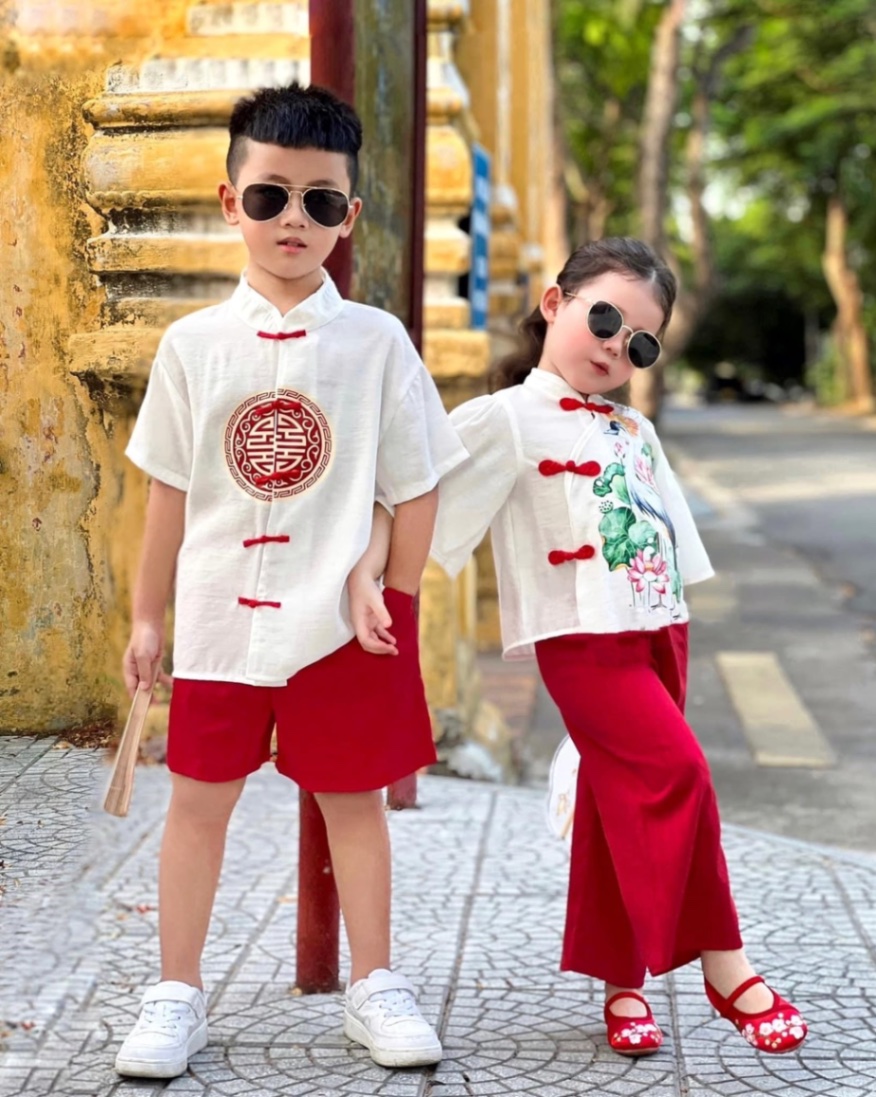 Sét bộ hán phục các tân cho bé