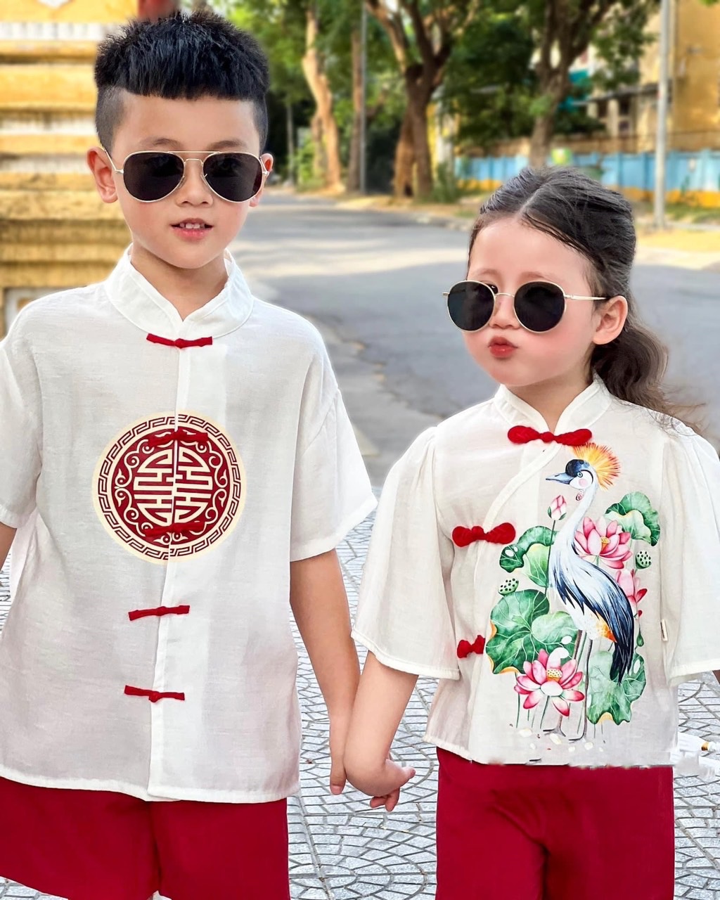 Sét bộ hán phục các tân cho bé