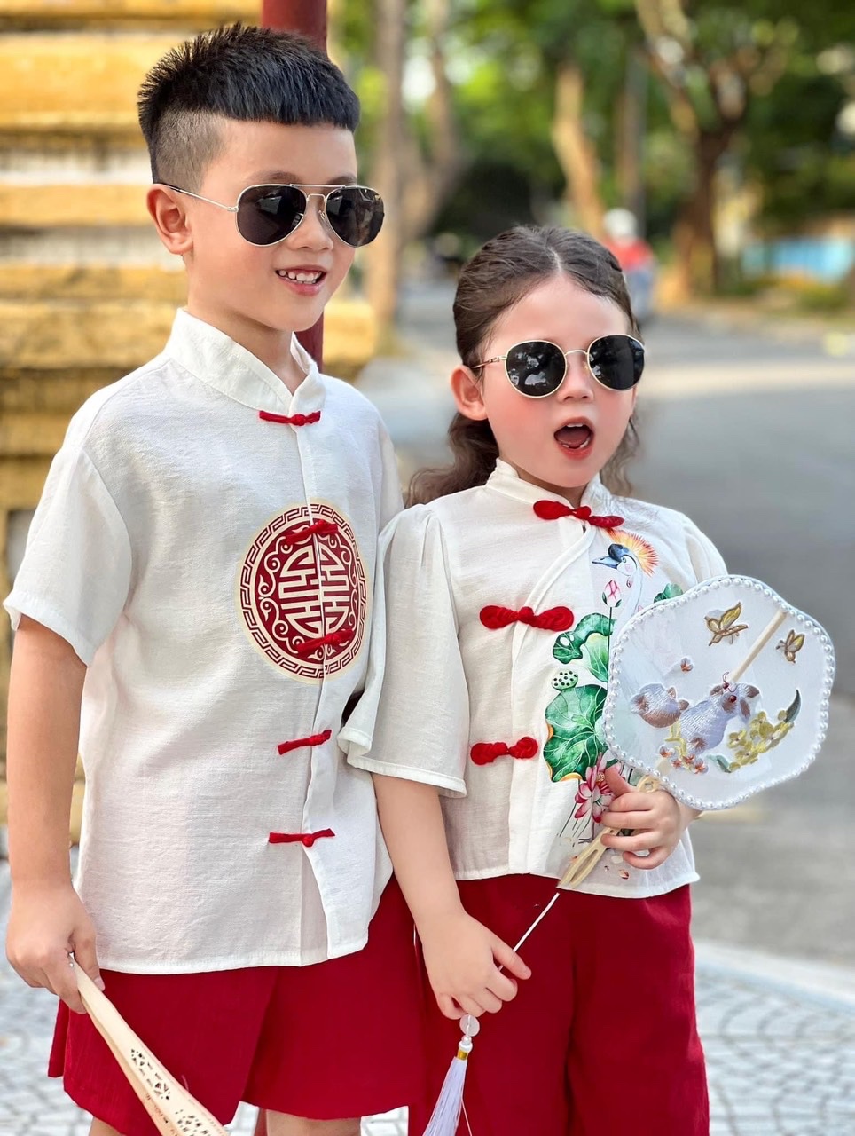 Sét bộ hán phục các tân cho bé