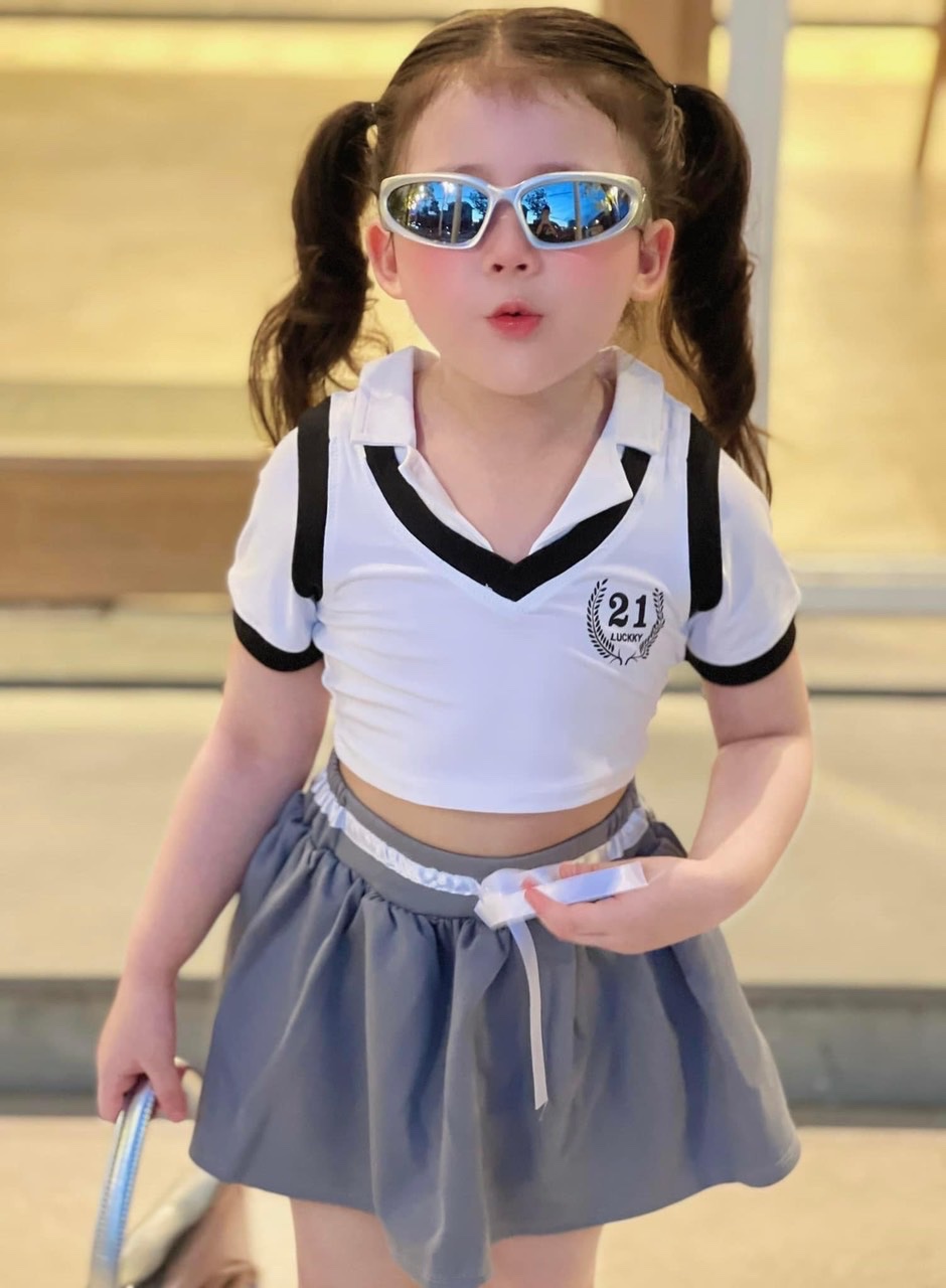 Sét áo croptop số 21 cv cho bé