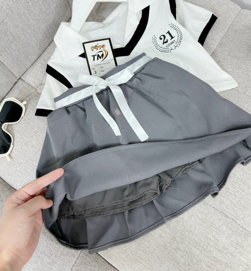 Sét áo croptop số 21 cv cho bé