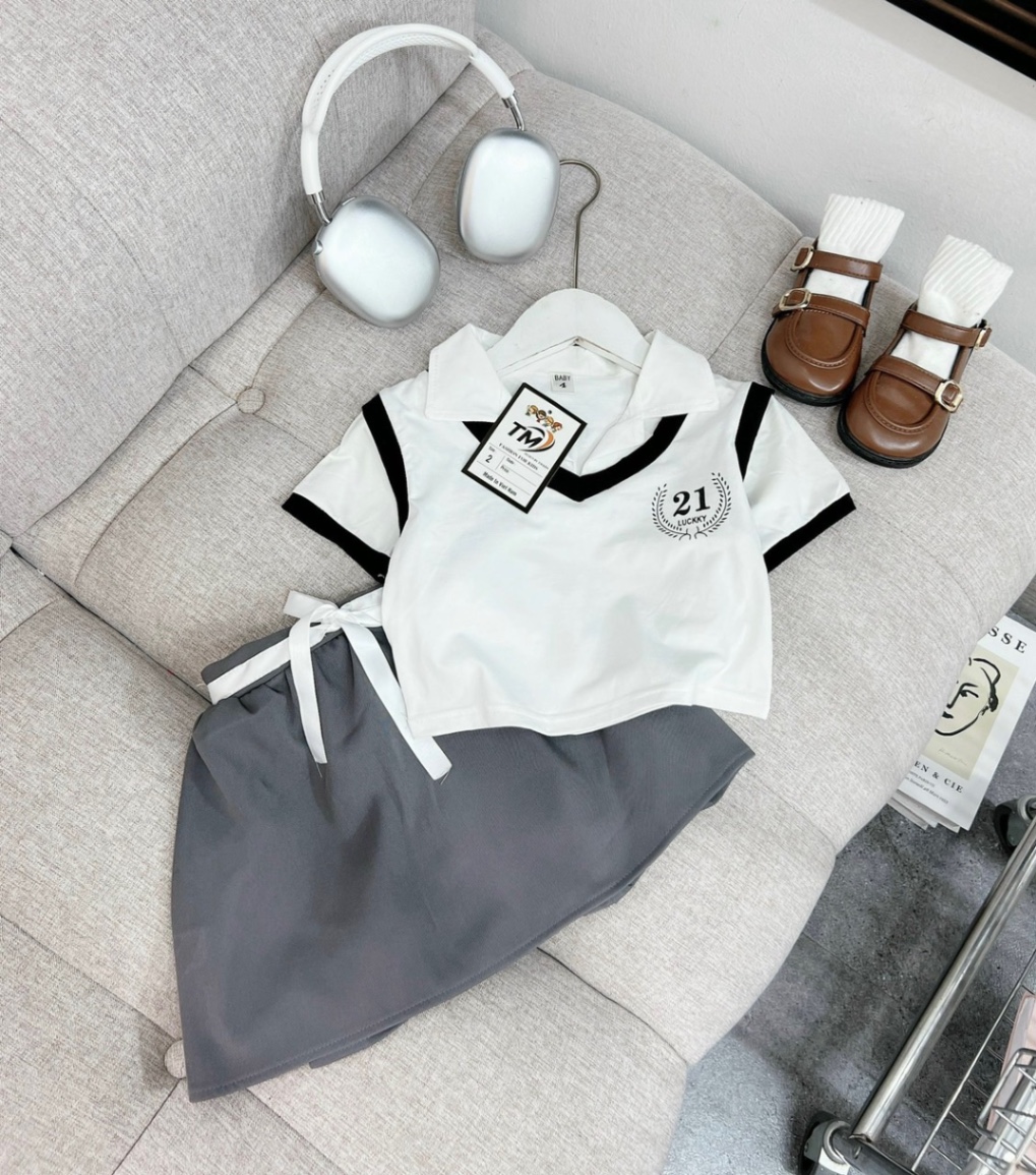 Sét áo croptop số 21 cv cho bé