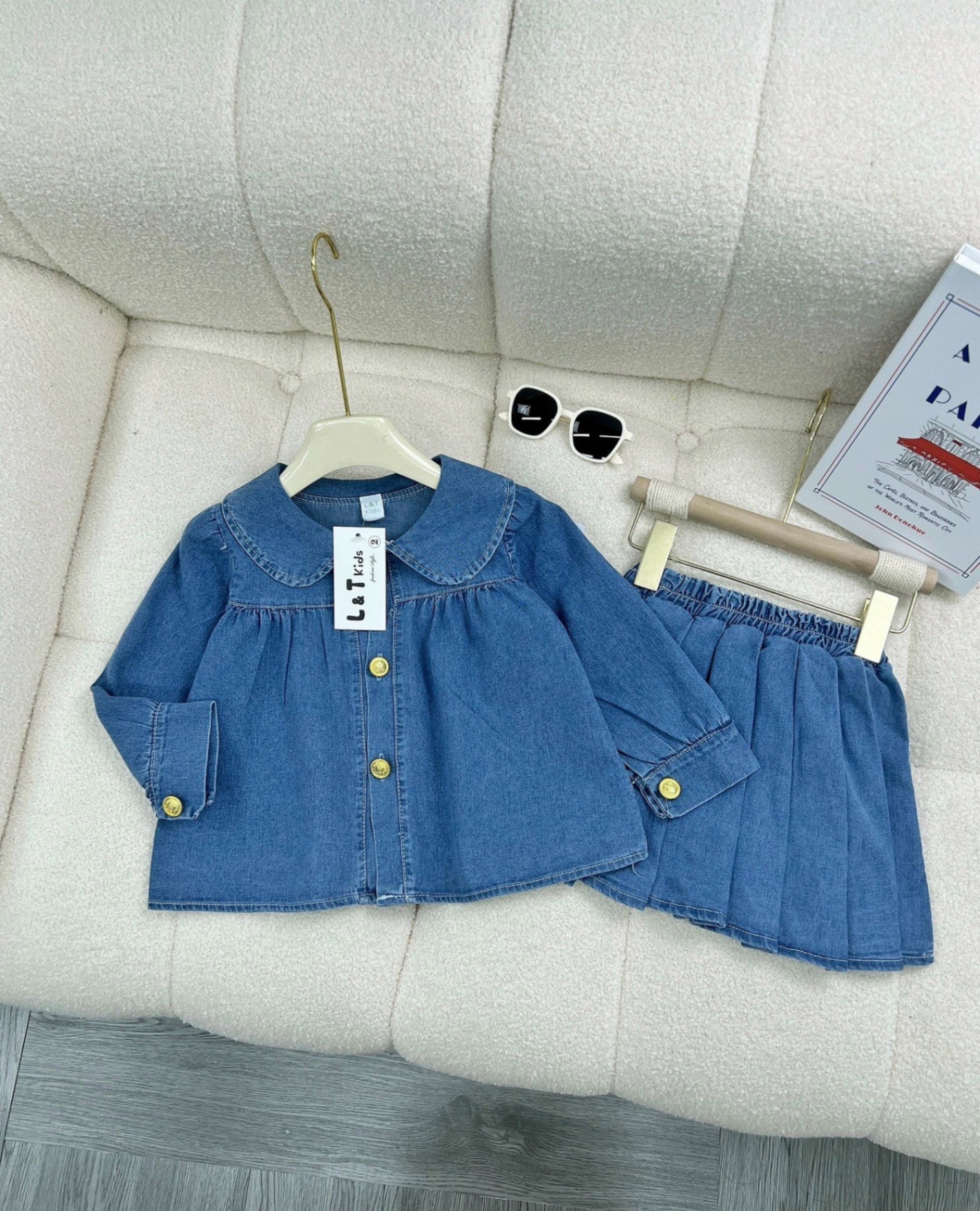 L2-BỘ BÒ CỔ SEN ĐẬM NHẠT CHO BÉ