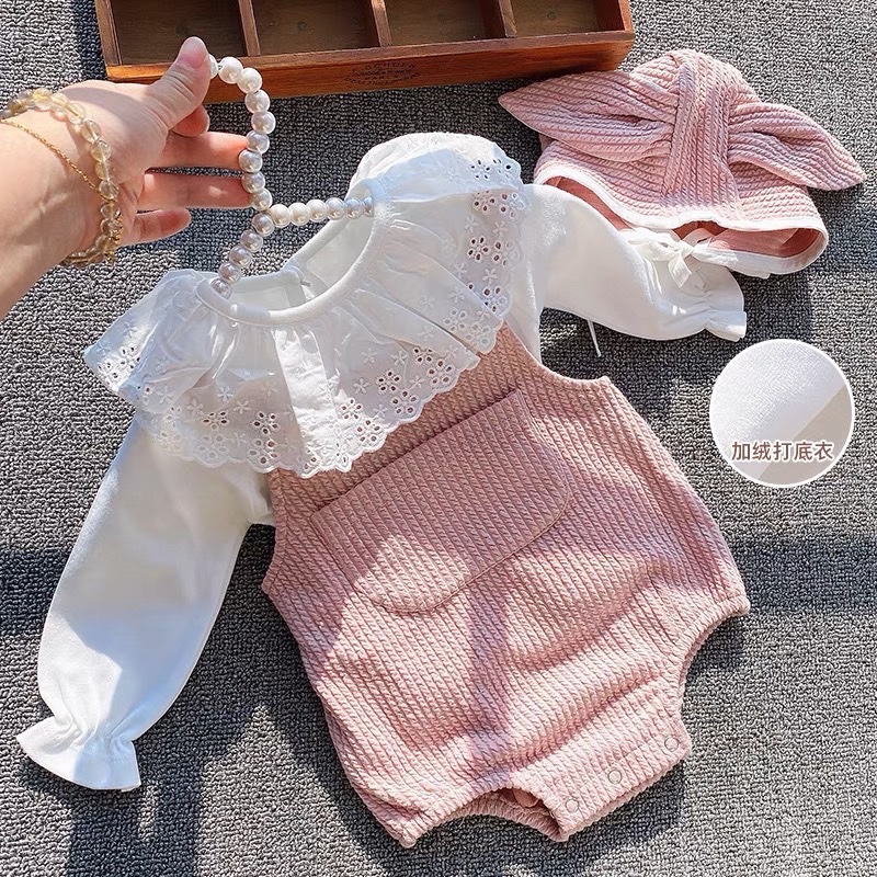 L2 SÉT BODY 3 CHI TIẾT CỔ TRÒN CHO BÉ