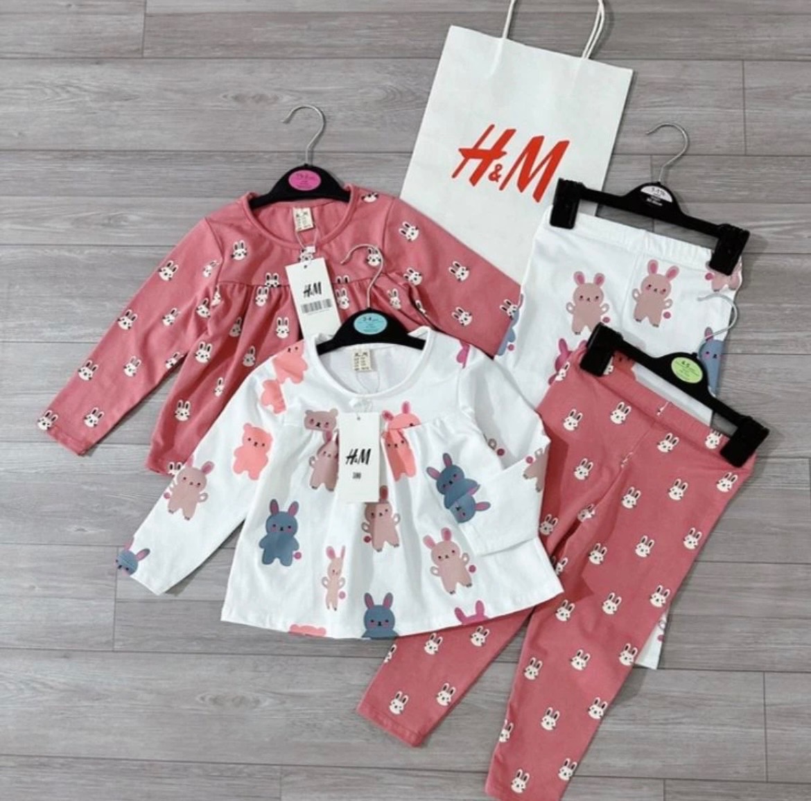 Combo 2 bộ baby doll vnxk bé gái