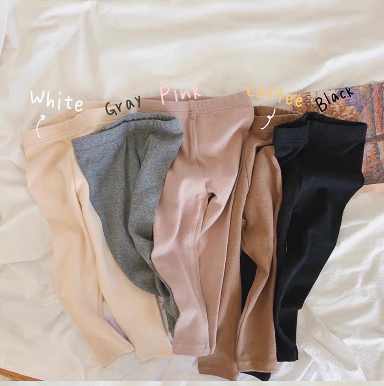 Sét 5q legging zip vnxk cho bé