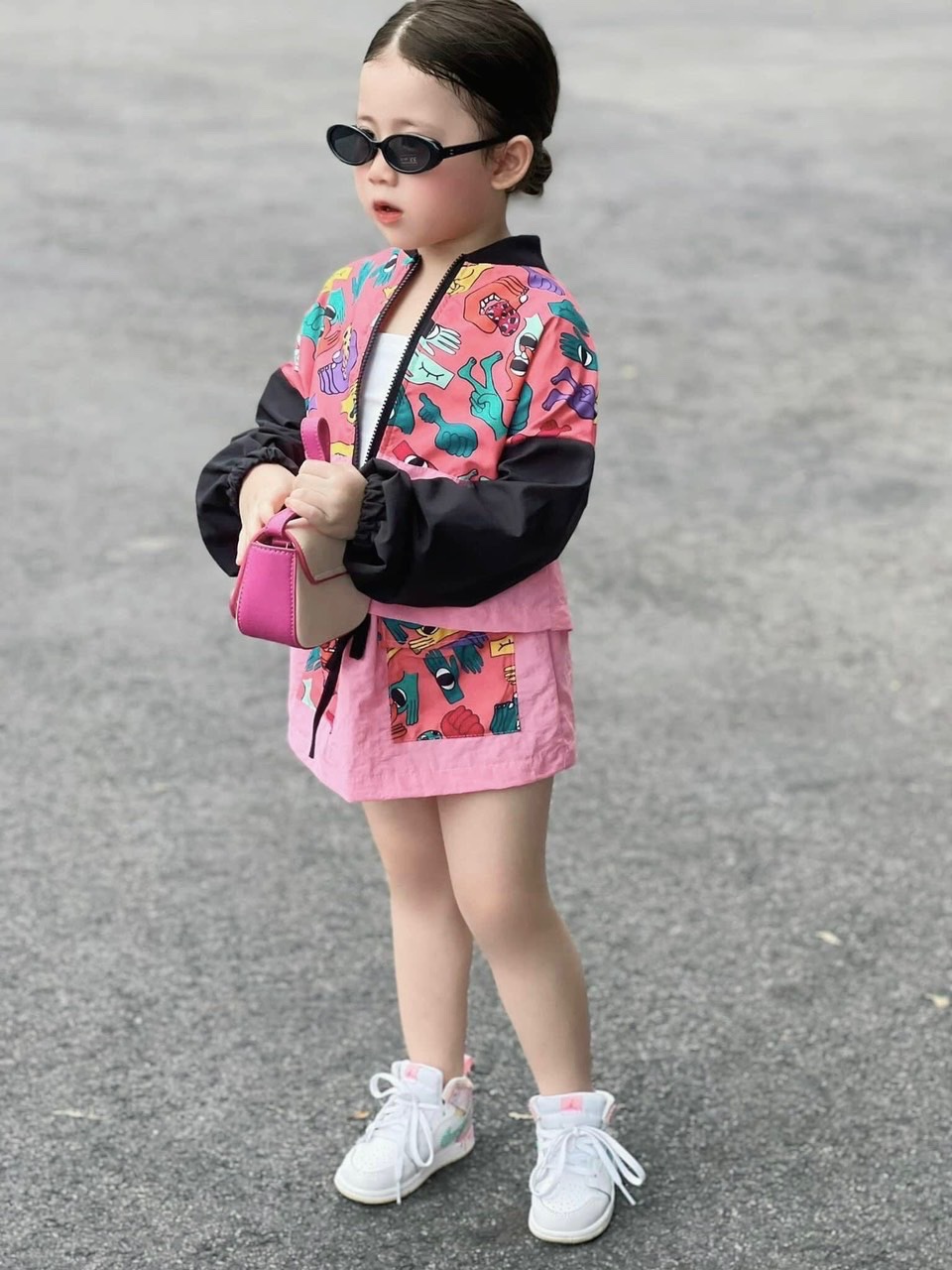 MSÉT 3 chi TIẾT BỘ GIÓ PINK BÉ GÁI (