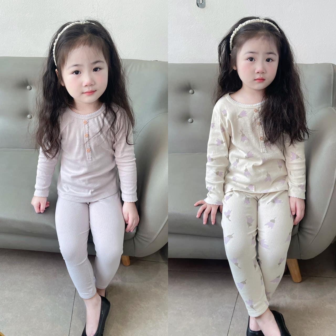 Sét 2bộ tăm tím trắng vnxk bé gái