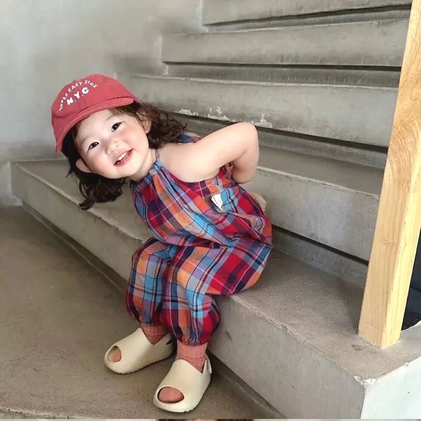 Jum kẻ quả bông cho bé