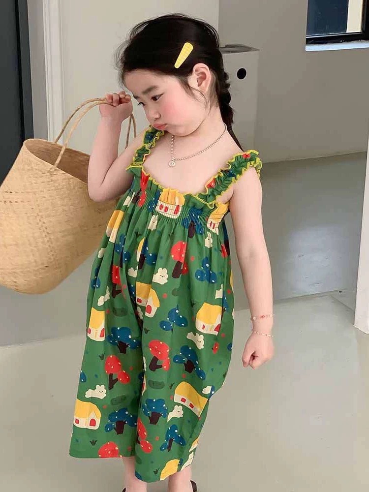 G01- jum xanh hoạ tiết cho bé