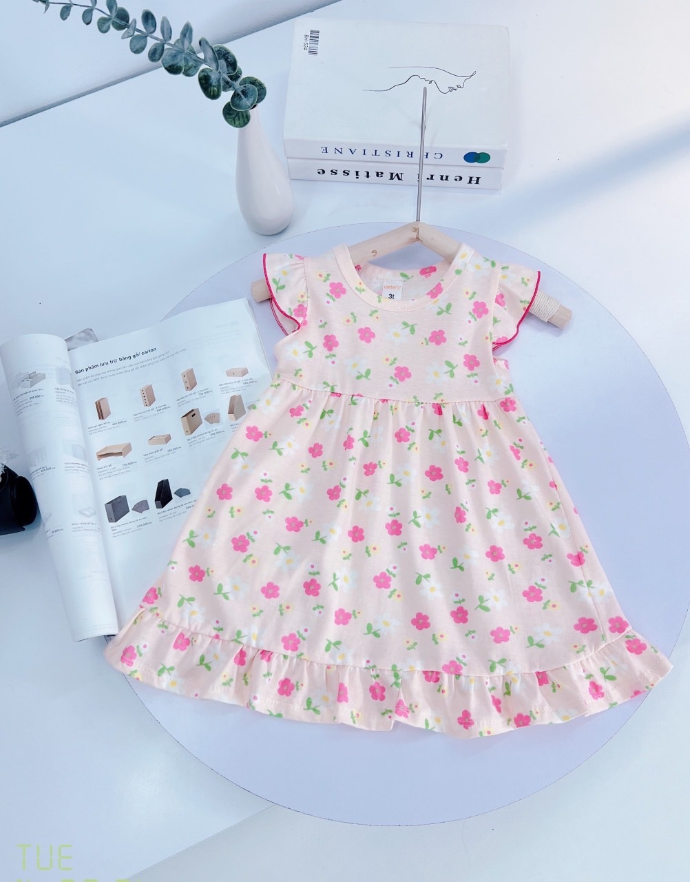 Sét 3 váy cánh tiên xuất dư cho bé