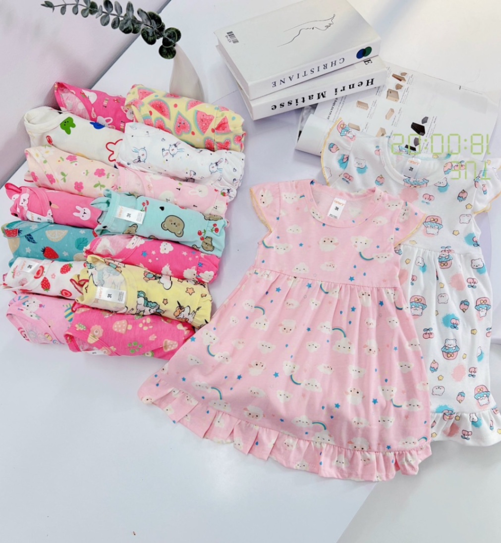 Sét 3 váy cánh tiên xuất dư cho bé