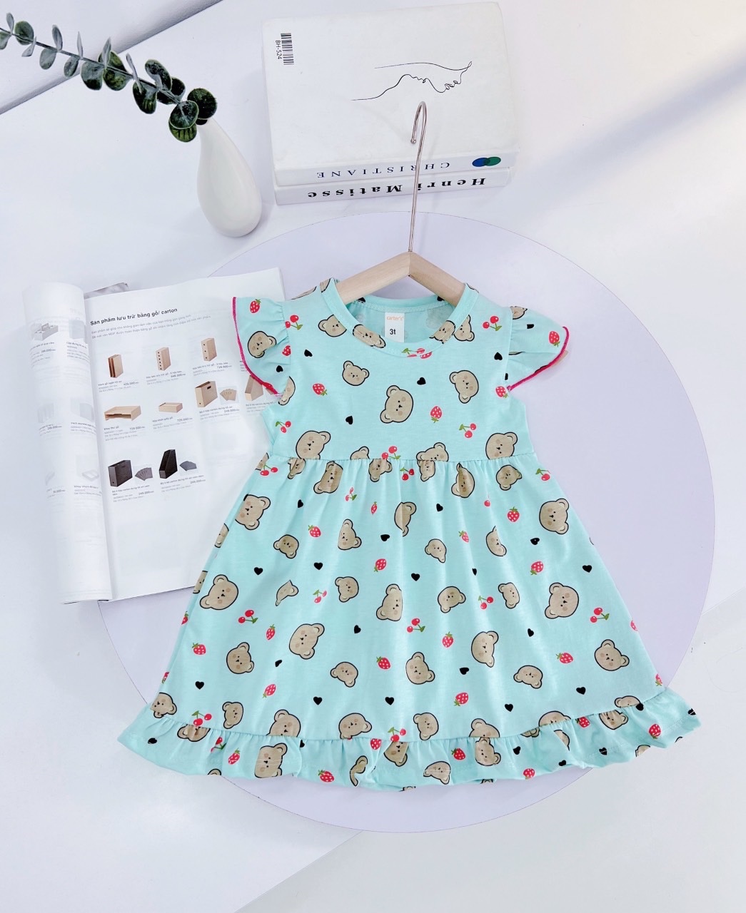 Sét 3 váy cánh tiên xuất dư cho bé