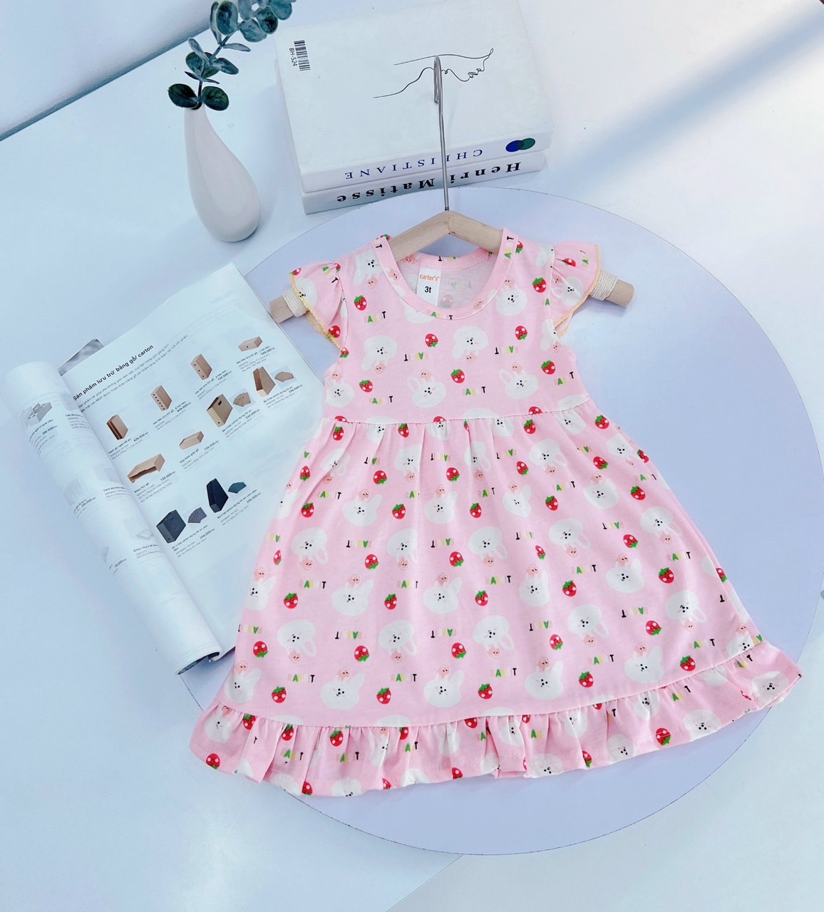Sét 3 váy cánh tiên xuất dư cho bé