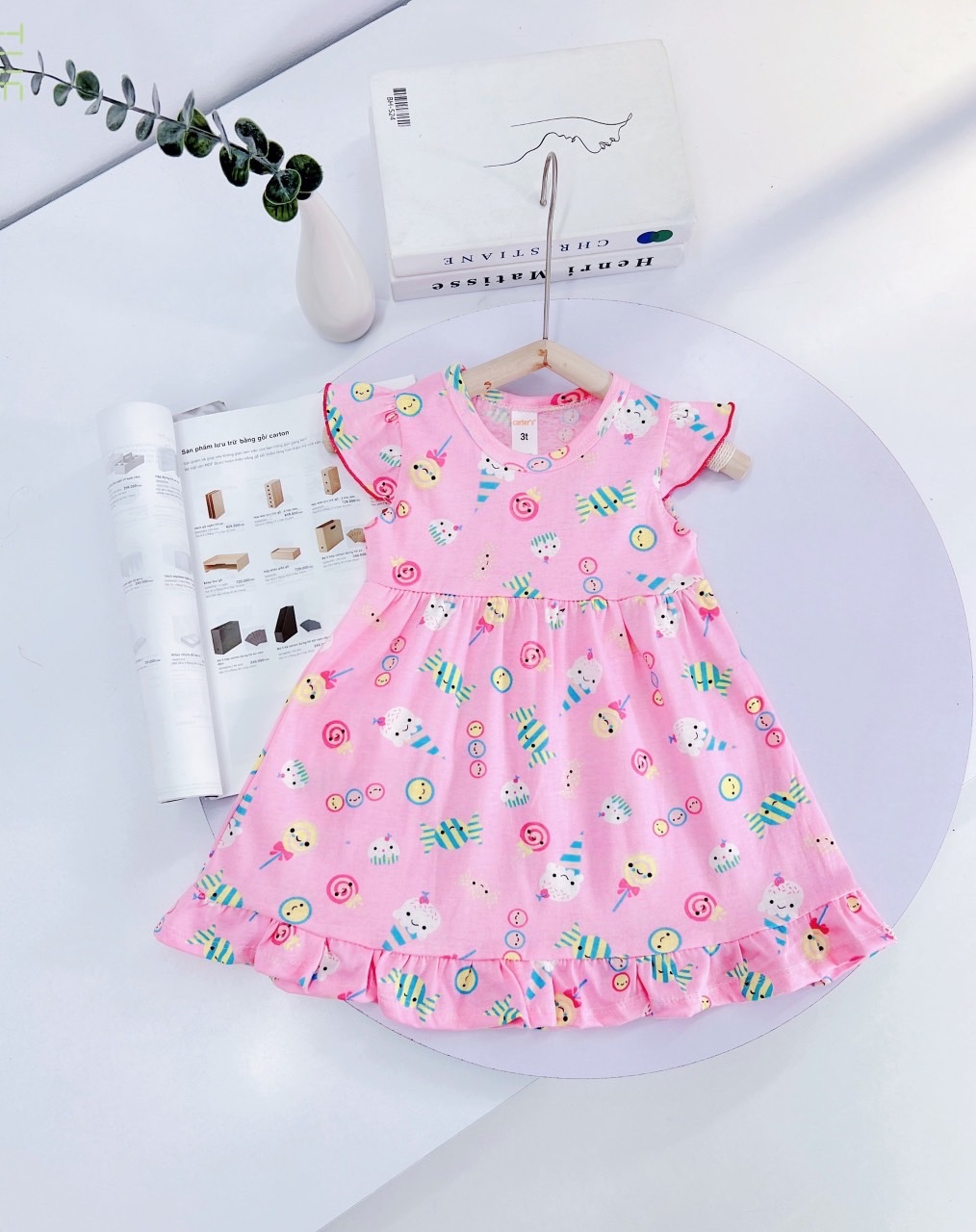 Sét 3 váy cánh tiên xuất dư cho bé