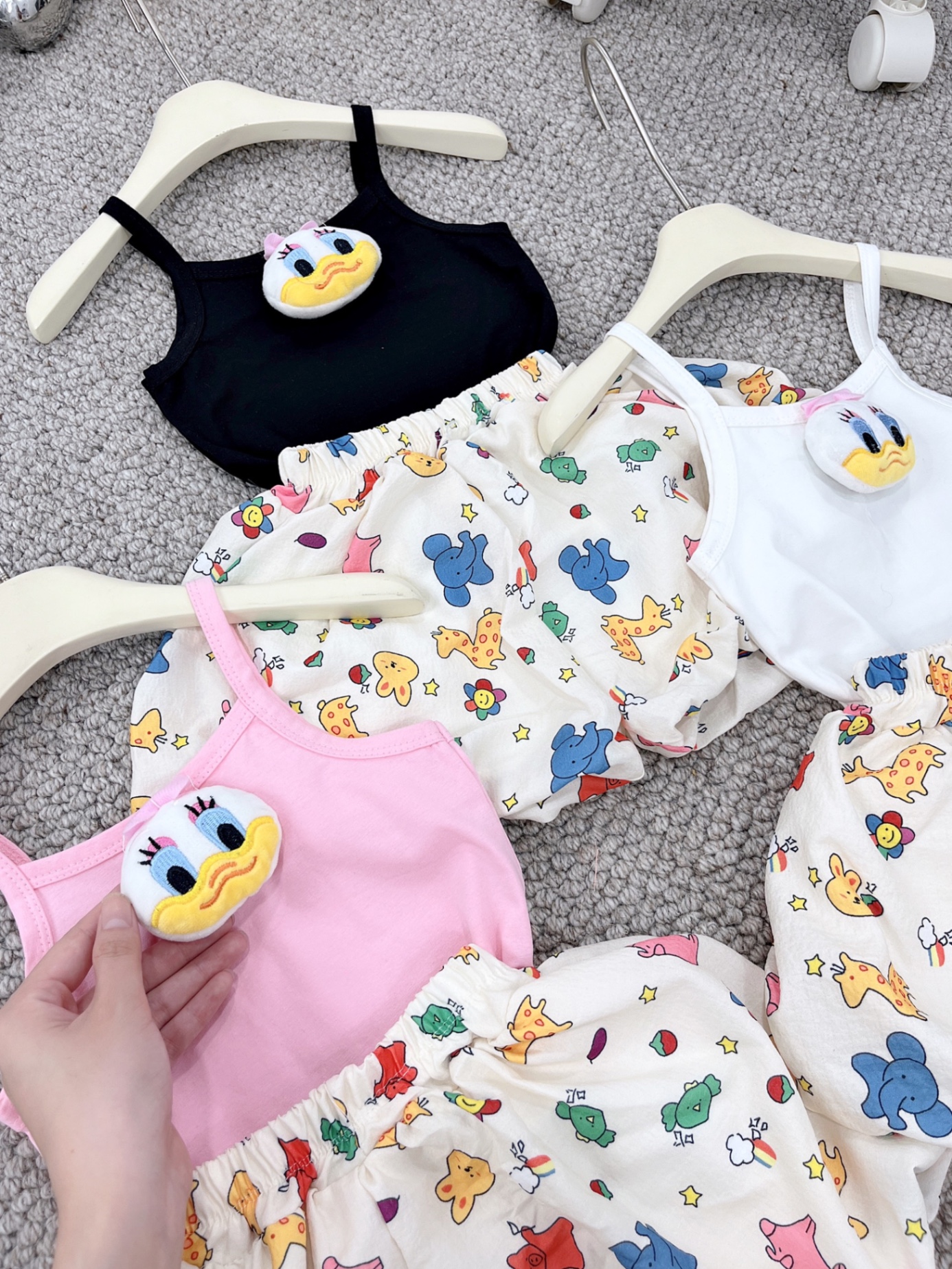 SÉT ÁO 2 DÂY QUẦN BÍ NGÔ cb2 CHO BÉ
