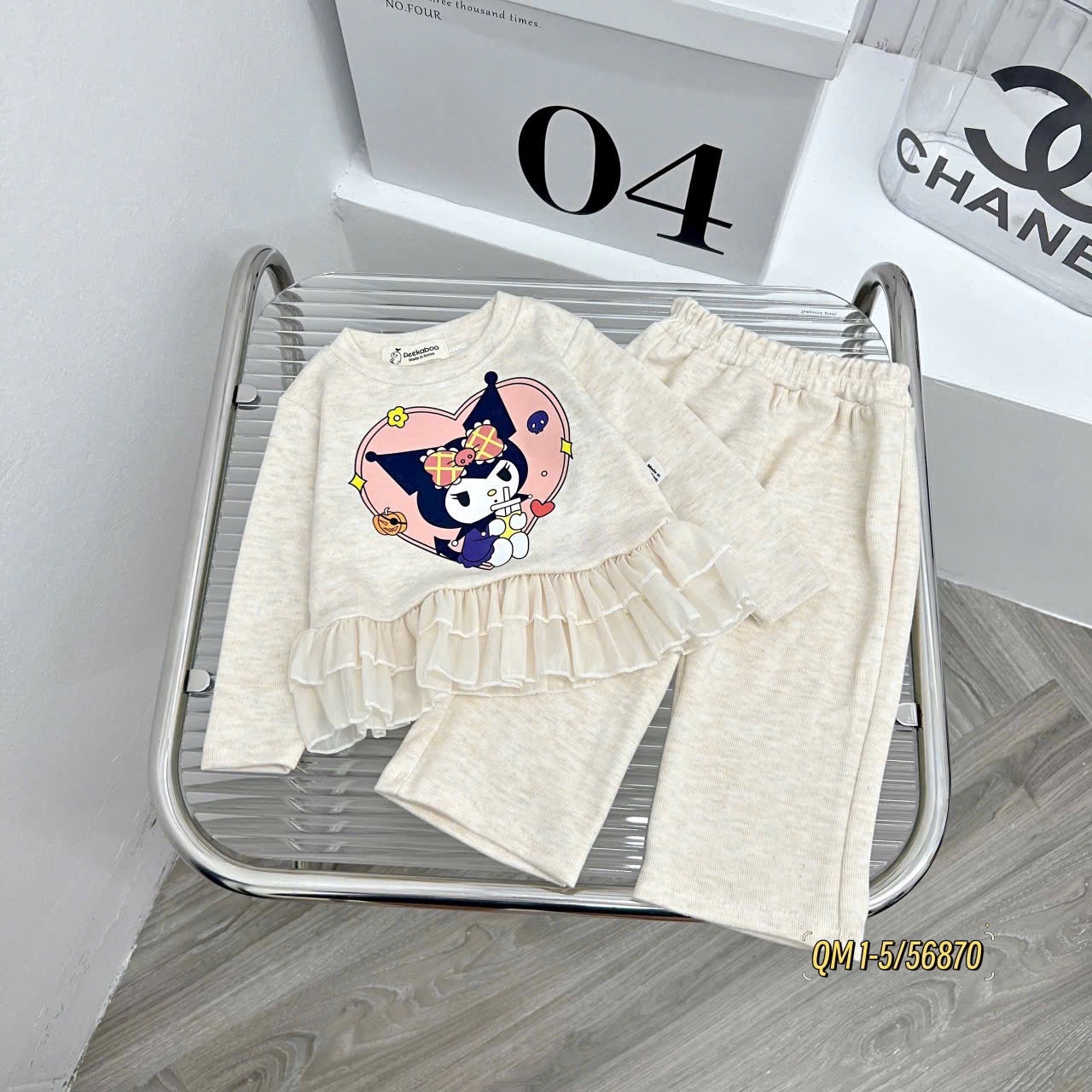 Sét bộ tăm nhung hình meloly bé gái