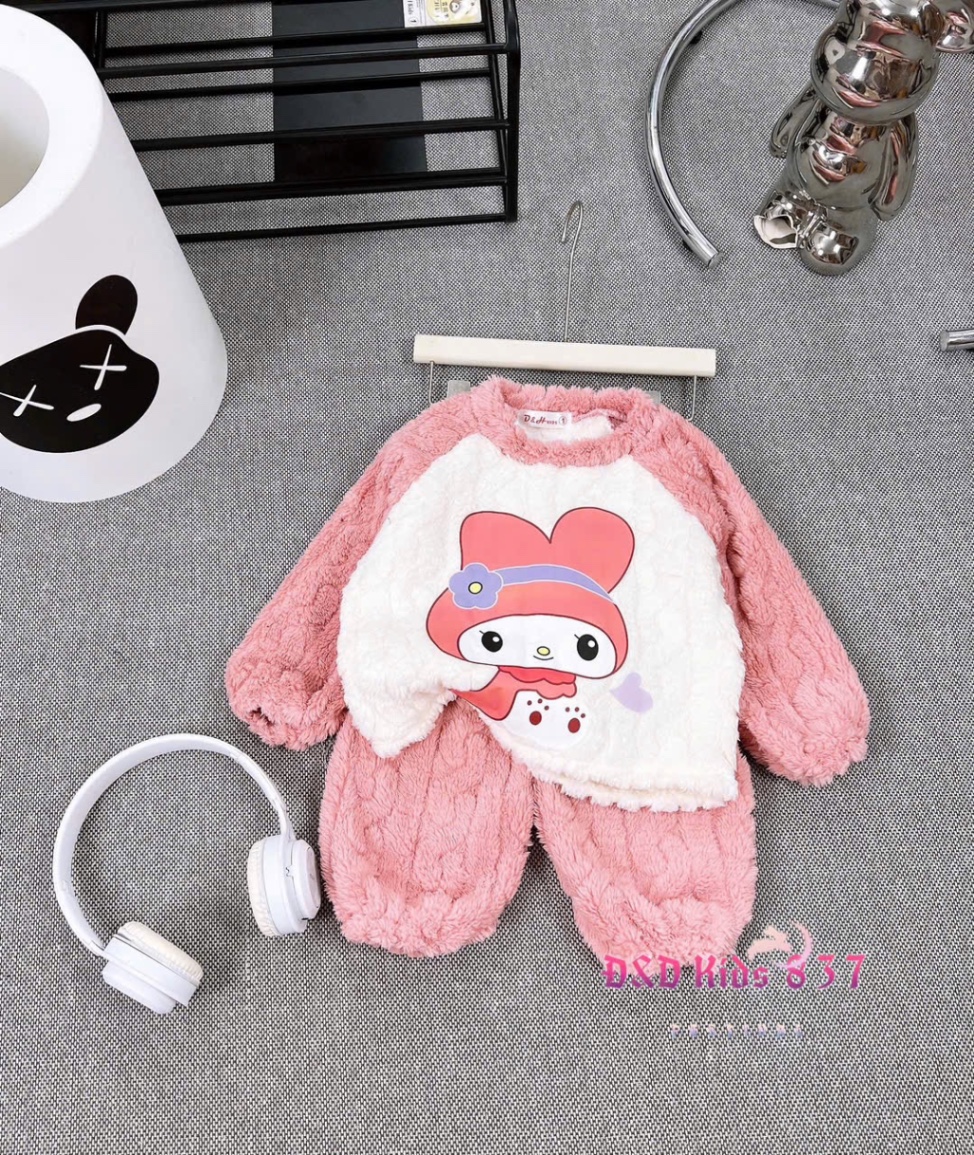 Bộ lông mềm hình cho bé trai gái