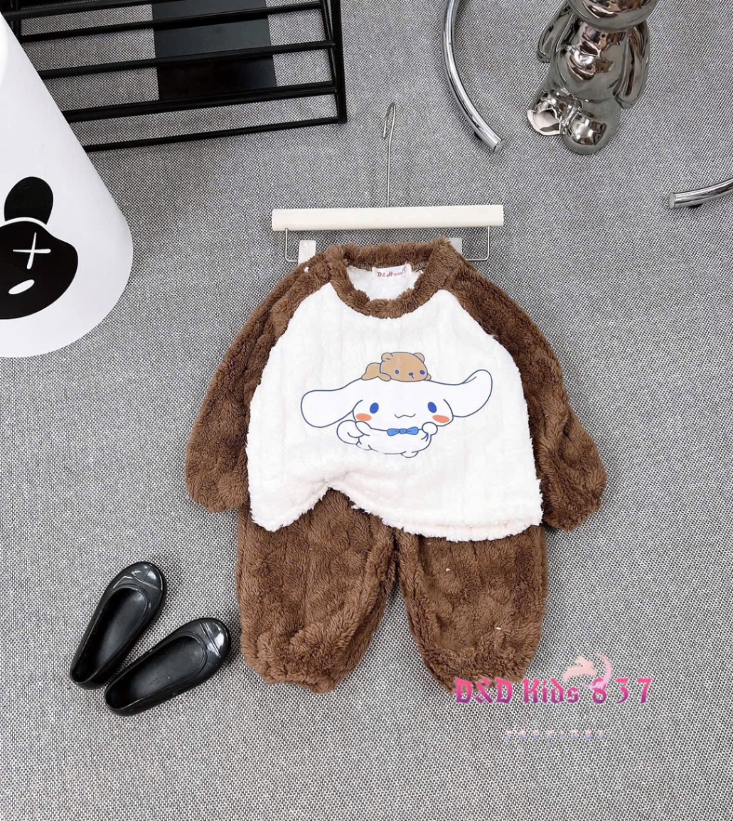 Bộ lông mềm hình cho bé trai gái