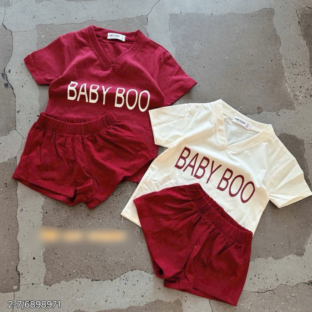 Sét bộ baby boo cộc tay cho bé trai gái