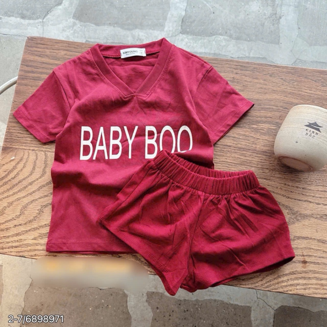 Sét bộ baby boo cộc tay cho bé trai gái