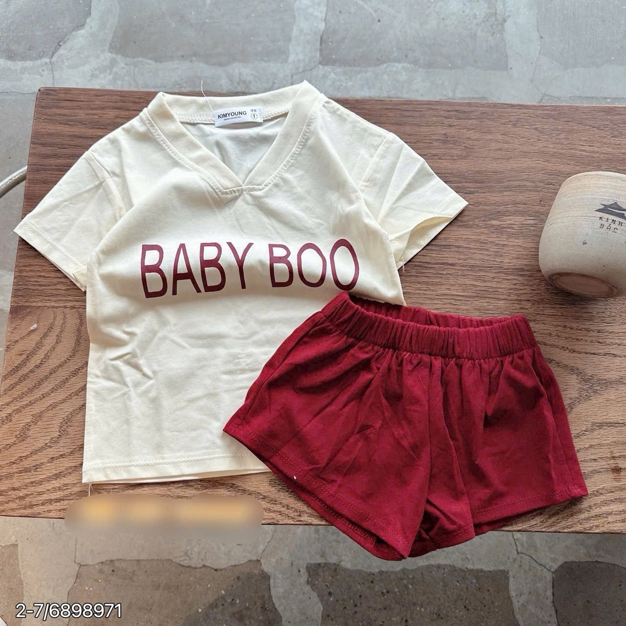 Sét bộ baby boo cộc tay cho bé trai gái