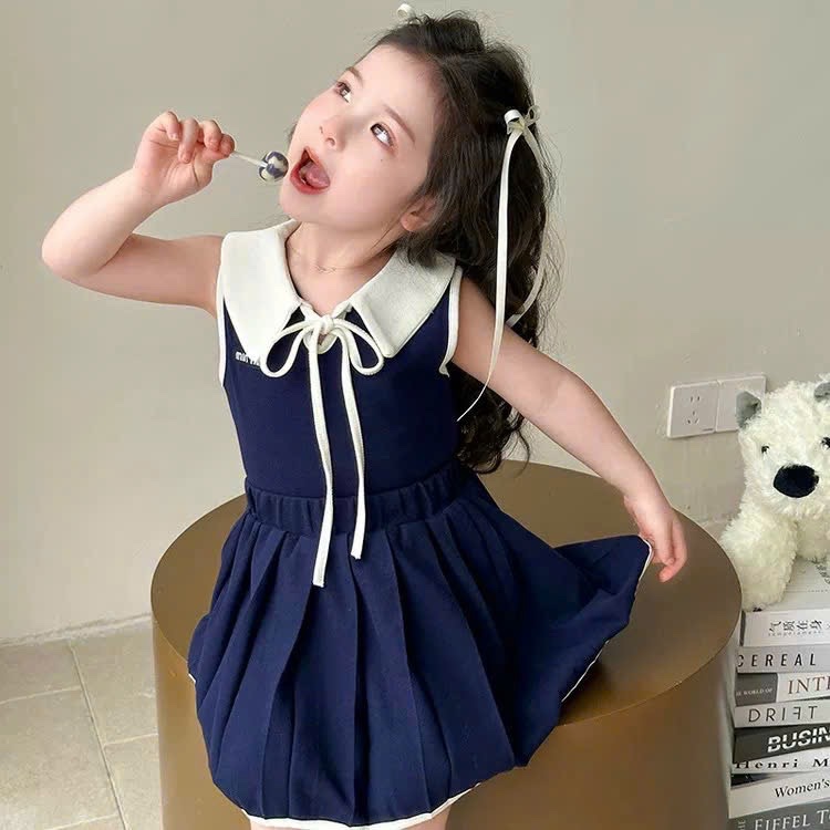 Sét bộ miu xanh than bé gái