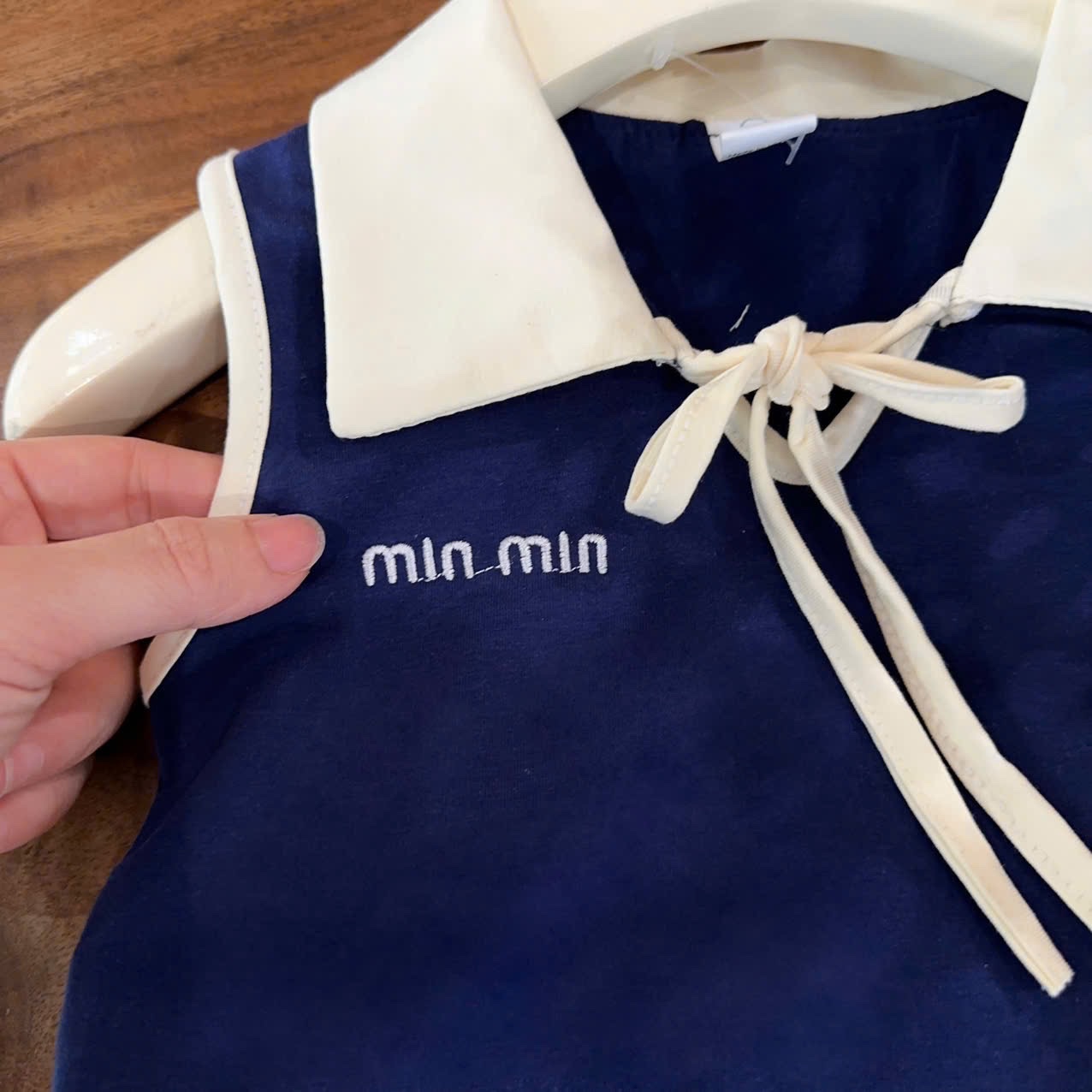 Sét bộ miu xanh than bé gái
