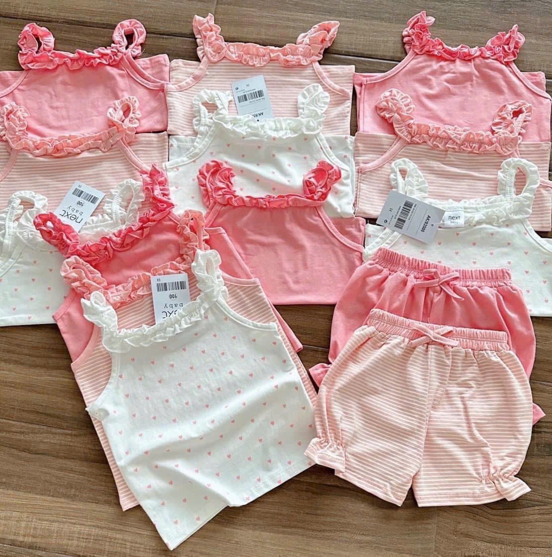 Sét 3 bộ 2 dây bèo bé gái