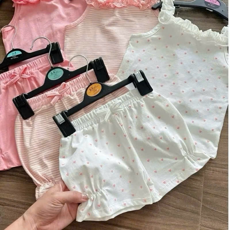 Sét 3 bộ 2 dây bèo bé gái