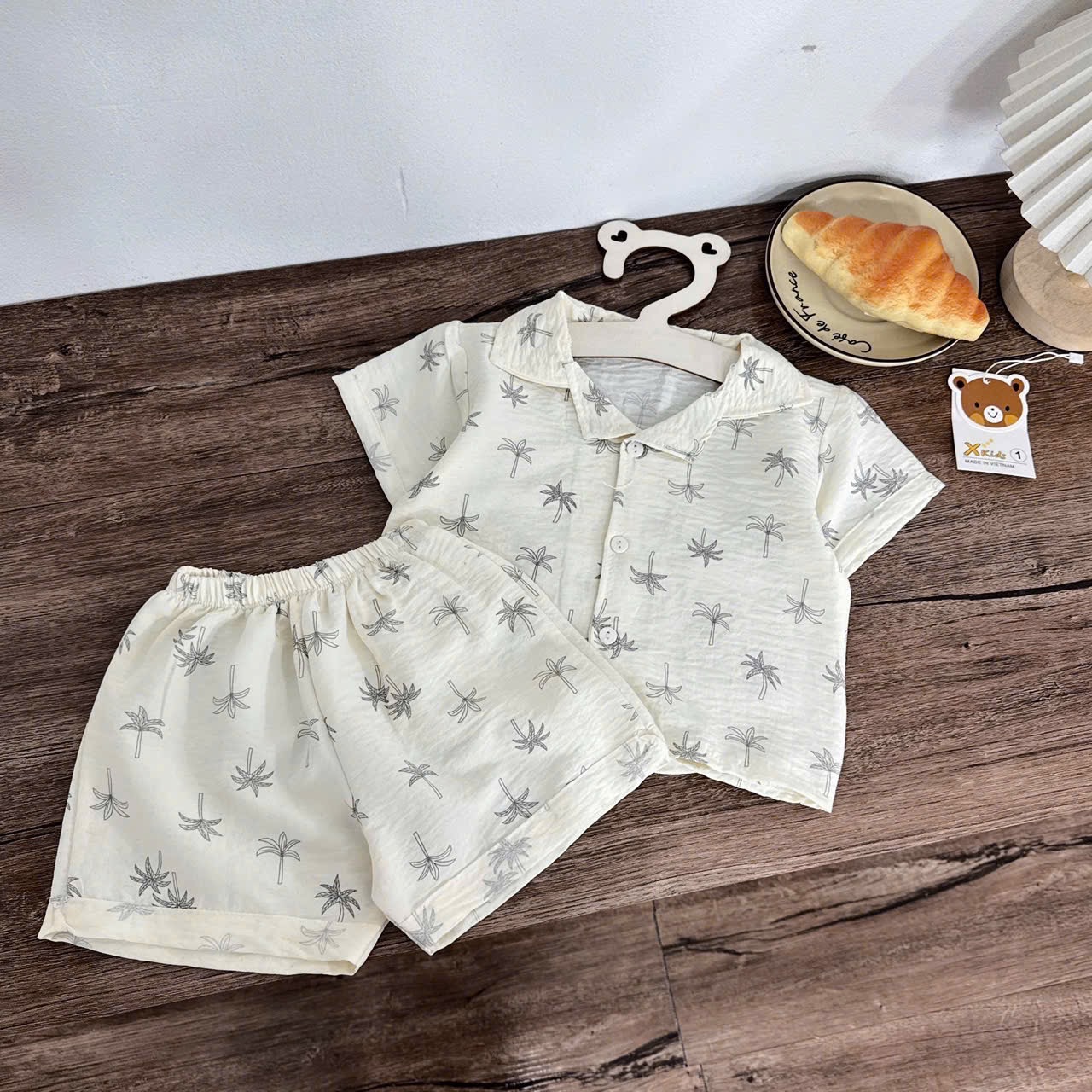 Sét bộ pzm cây dừa cho bé trai gái