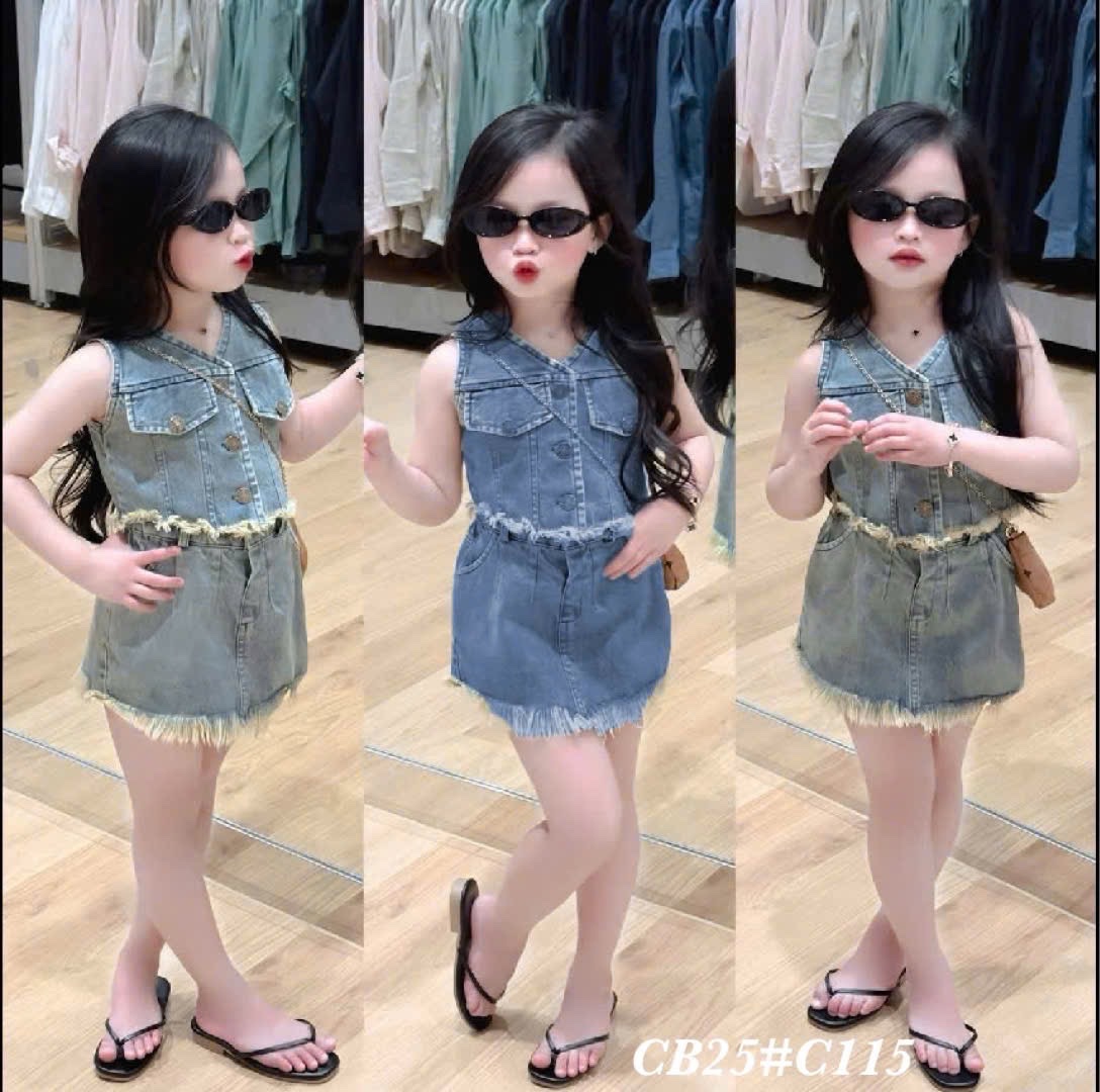 Sét bộ bò croptop cb bé gái