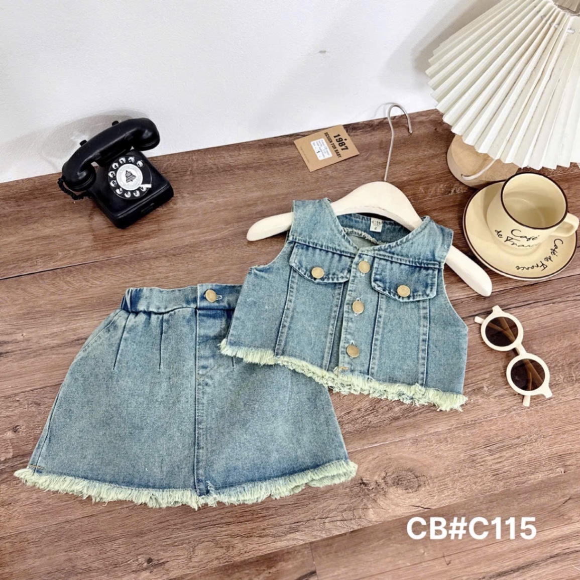 Sét bộ bò croptop cb bé gái