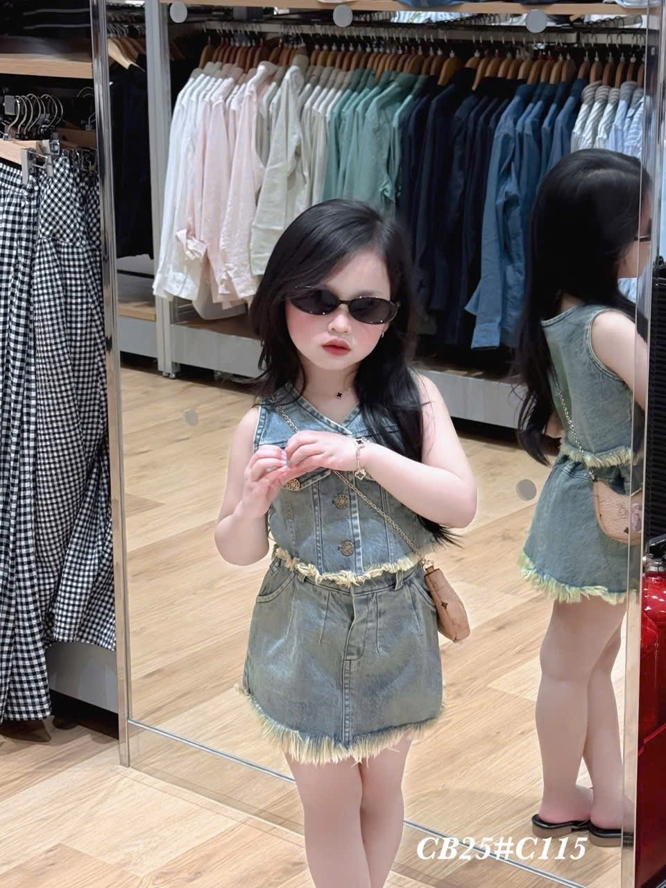 Sét bộ bò croptop cb bé gái
