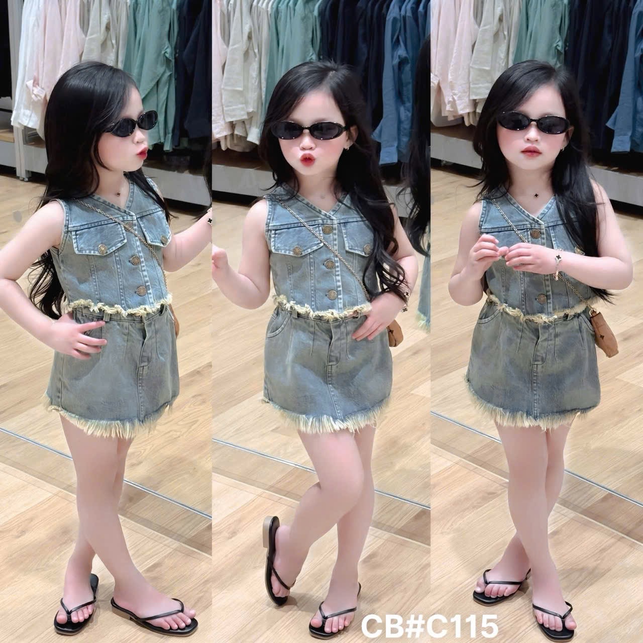 Sét bộ bò croptop cb bé gái