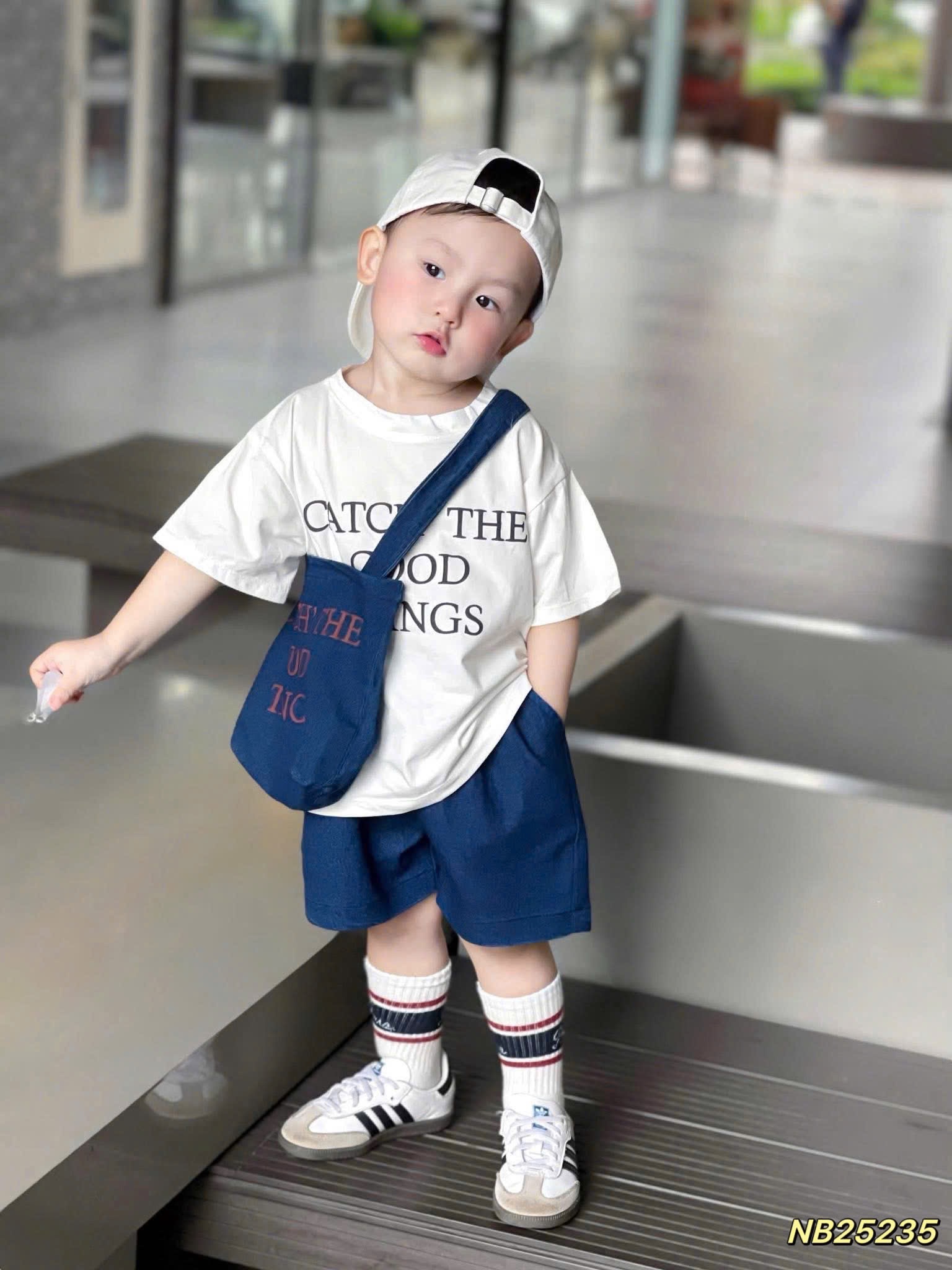 Sét bộ 3 chi tiết good thing quần bò bé gái