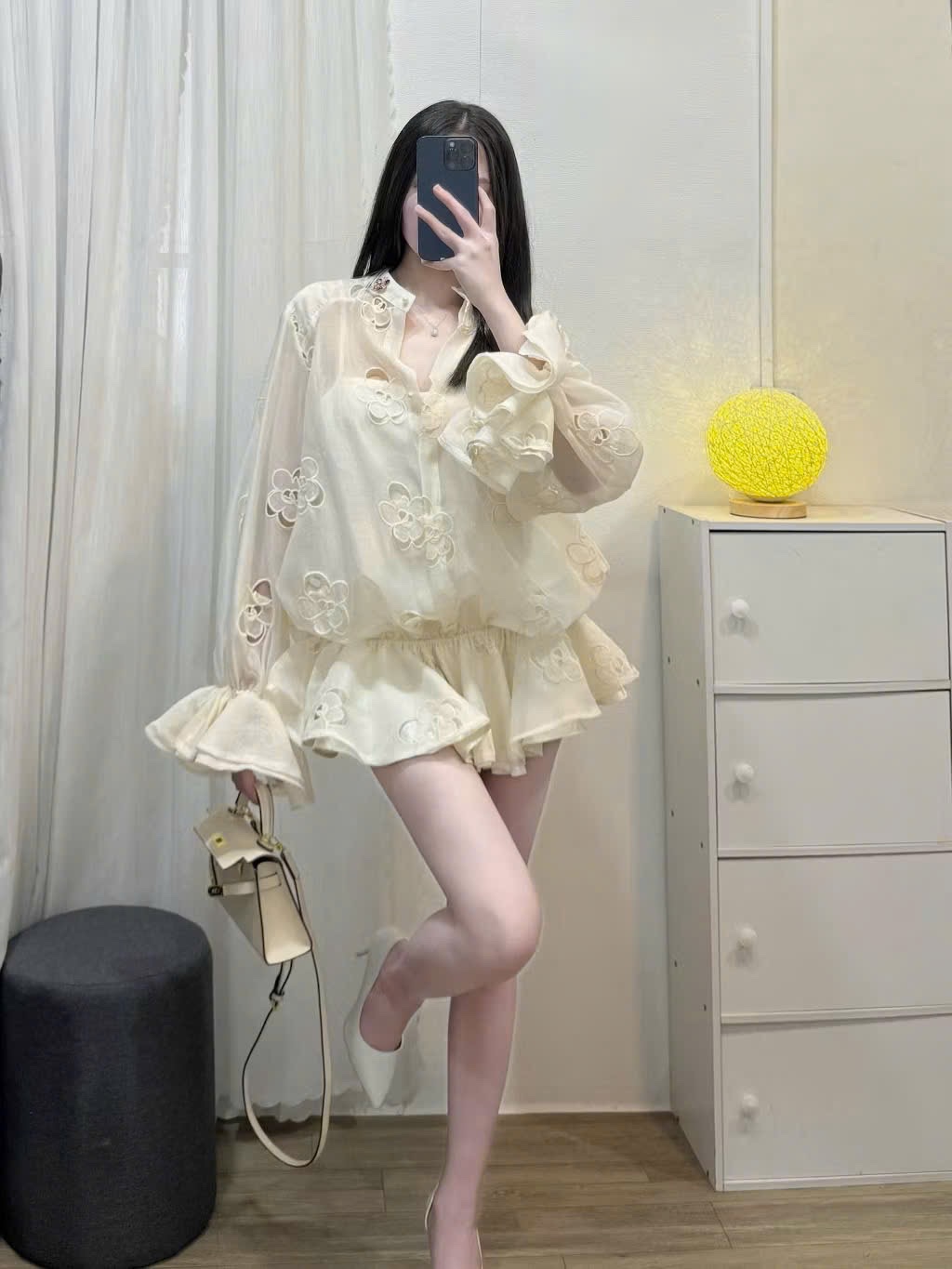 Sét jum ren có quần bảo hộ bé gái ( hàng shop)