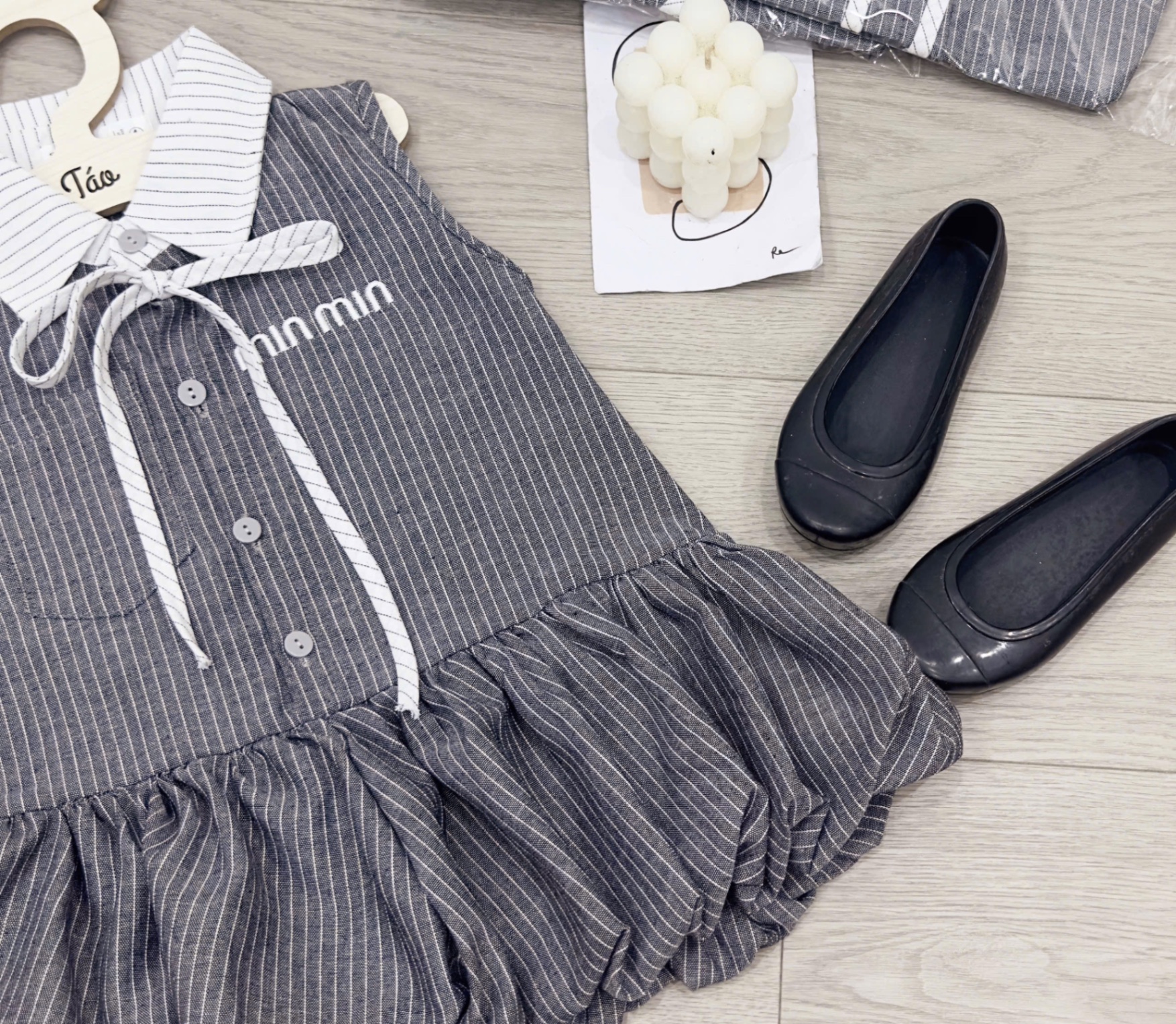 Váy miu kẻ bé gái 1-10