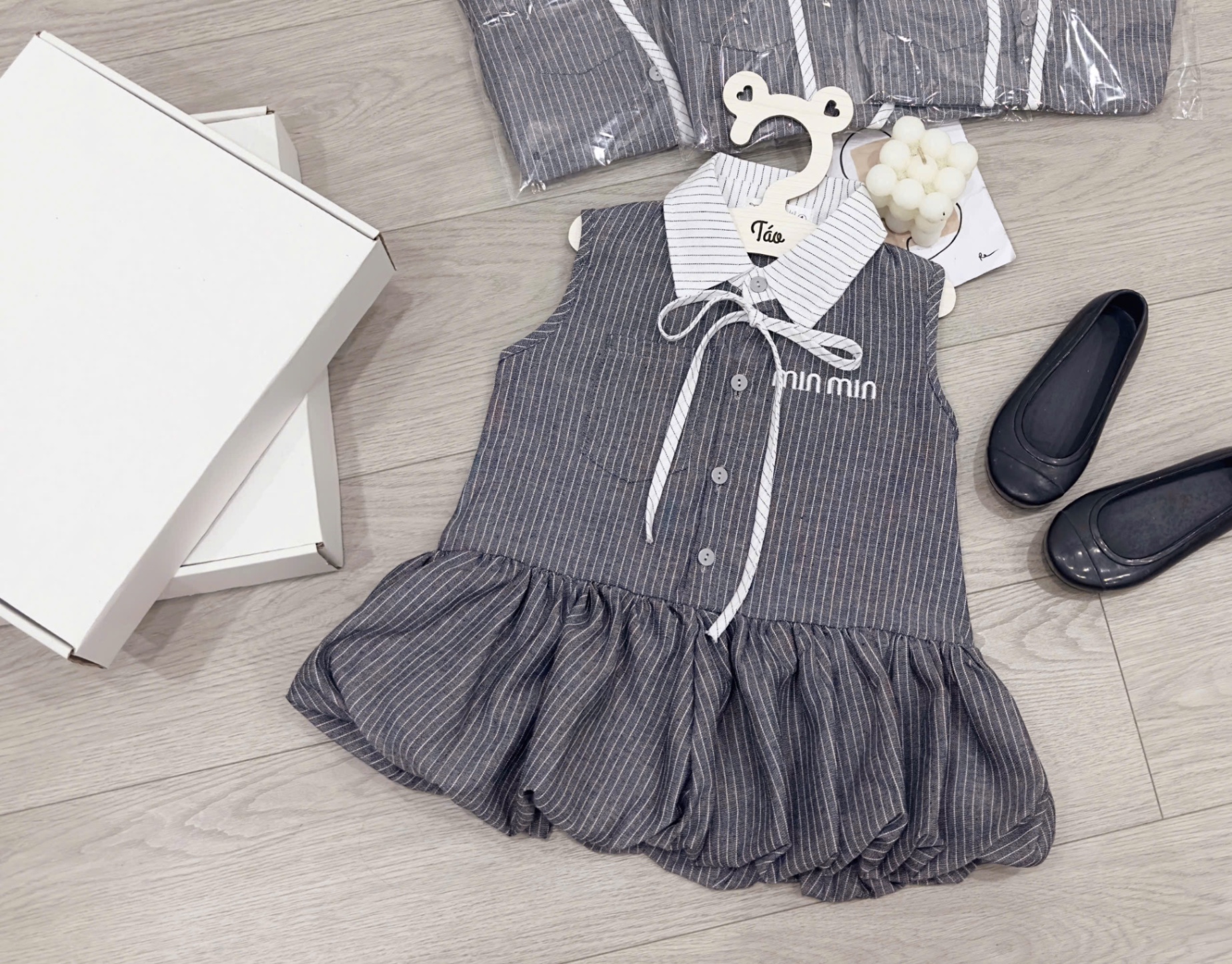 Váy miu kẻ bé gái 1-10